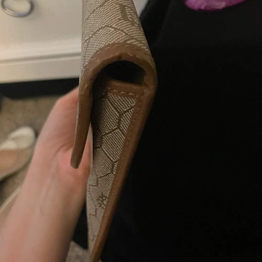 Christian Dior Vinage Beige and Brown Monogram Clutch - Picture 8 of 13